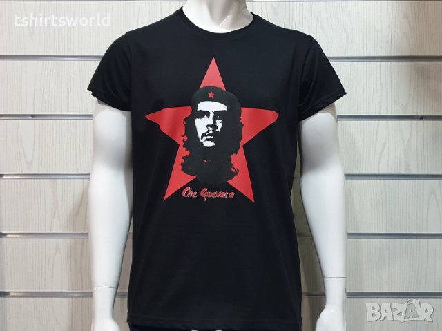 Нова мъжка тениска с трансферен печат Че Гевара, Звезда, снимка 5 - Тениски - 38848954