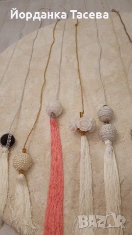 Пискюли за пердета, ръчно изработени, снимка 8 - Декорация за дома - 37768364