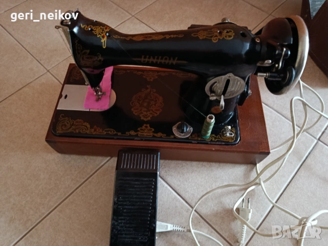 Електрическа шевна машина Юнион, снимка 5 - Шевни машини - 54183236