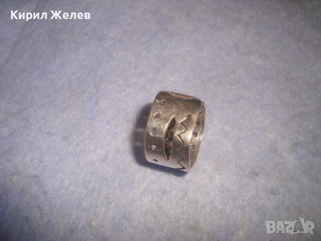 УНИКАЛЕН СТАР СРЕБЪРЕН АЖУРЕН АРТ ПРЪСТЕН РЕГУЛИРУЕМ СРЕБРО 925 ХУДОЖЕСТВЕНА РЪЧНА ИЗРАБОТКА 27151, снимка 14 - Пръстени - 36852553