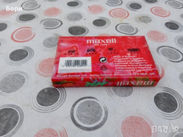 Maxell UR 90 Нова касета, снимка 6 - Аудио касети - 39658213
