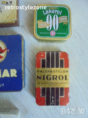 № 8450 Стари ламаринени кутийки – колекционерски / винтидж  , снимка 5 - Други ценни предмети - 53136488