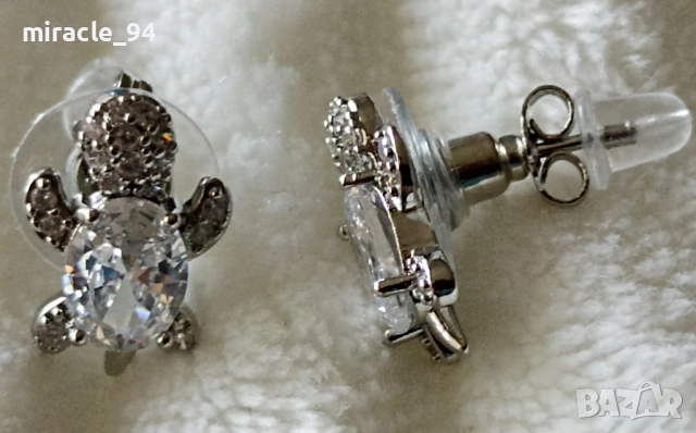 УНИКАЛНИ обеци - костенурки, снимка 7 - Обеци - 51462386