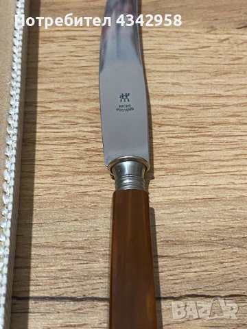 Винтидж комплект ножове Henckels Solingen. Германия.1930- те, снимка 4 - Антикварни и старинни предмети - 52907912