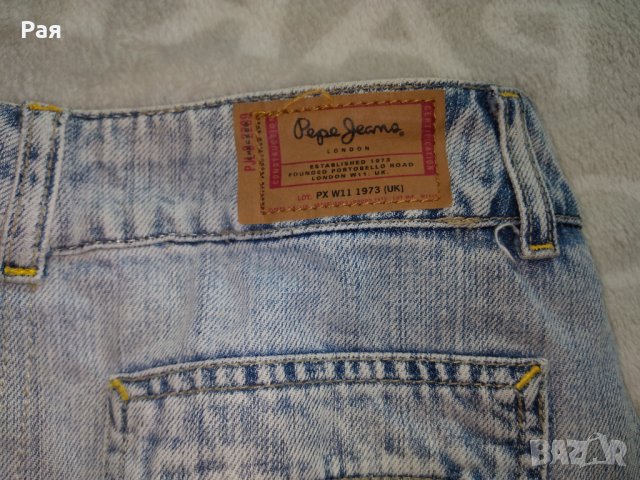 Дънкова къса пола pepe jeans, снимка 7 - Поли - 29187248