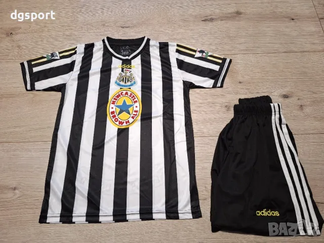 Детски екип на Алан Шиърър Нюкясъл 97-99 ретро модел!!!, снимка 2 - Футбол - 49144300