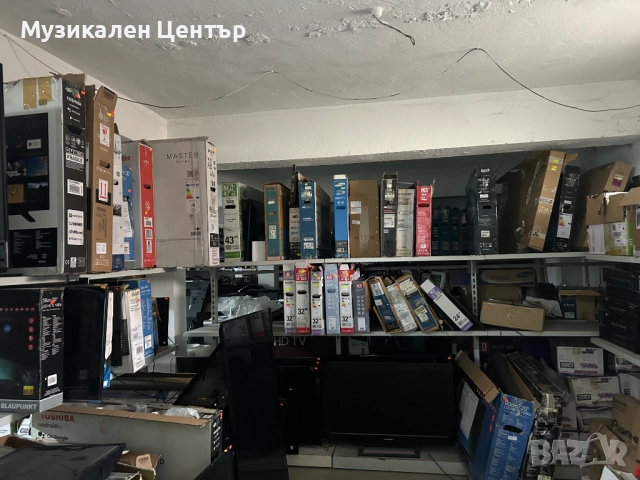 Телевизори магазинни мостри, с дефект, счупени екрани.