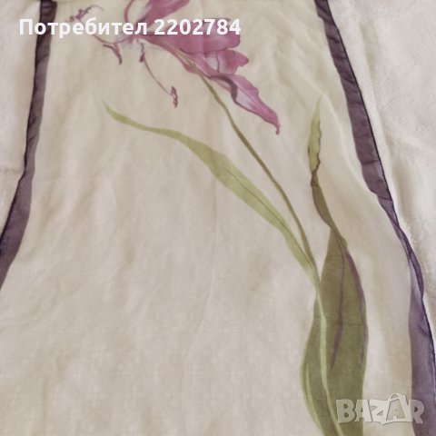 Копринен дамски шал ,,Фелиситас куейсер", снимка 17 - Шалове - 38626011