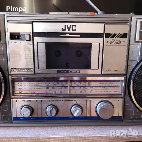 Jvc rc-770lb радиокасетофон , снимка 2 - Радиокасетофони, транзистори - 56362471