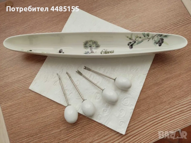 Дизайнерска лодка Douce Provence за сервиране на маслини, снимка 4 - Други - 53075505