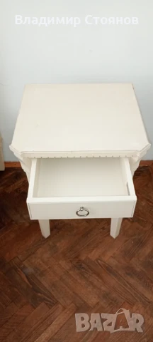 Спален комплект от масивно дърво (бял), снимка 10 - Спални и легла - 50675940