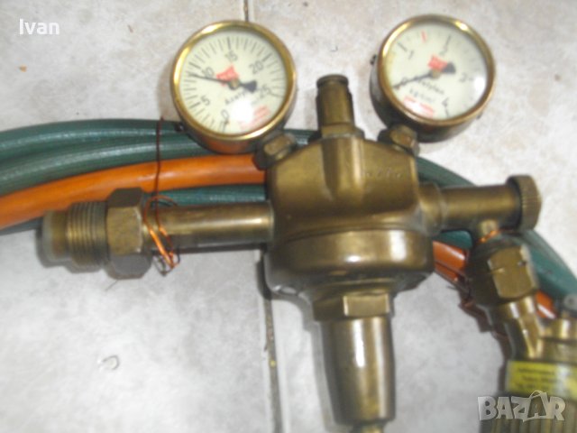 Оксижен Резак 33,5 см с 5м. Маркучи и Редуцир Вентил-2 Манометри/Клапан, снимка 7 - Други инструменти - 40431381