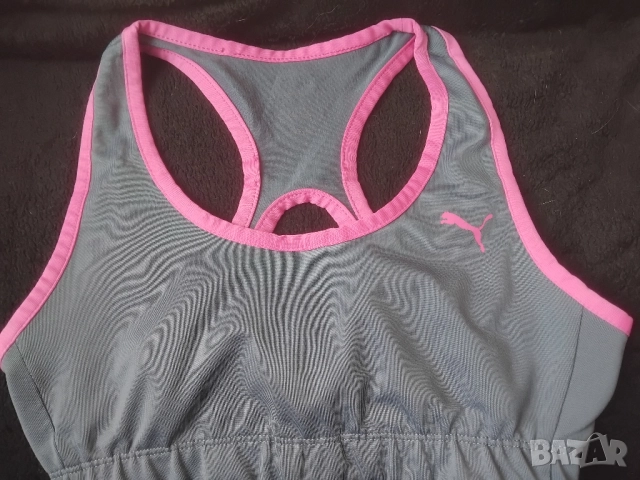 PUMA 100% оригинално дамско бюстие / спортен сутиен, S размер, снимка 4 - Корсети, бюстиета, топове - 52102331