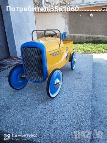 Детска ламаринена количка FORD пътна помощ, снимка 2 - Коли, камиони, мотори, писти - 44601181