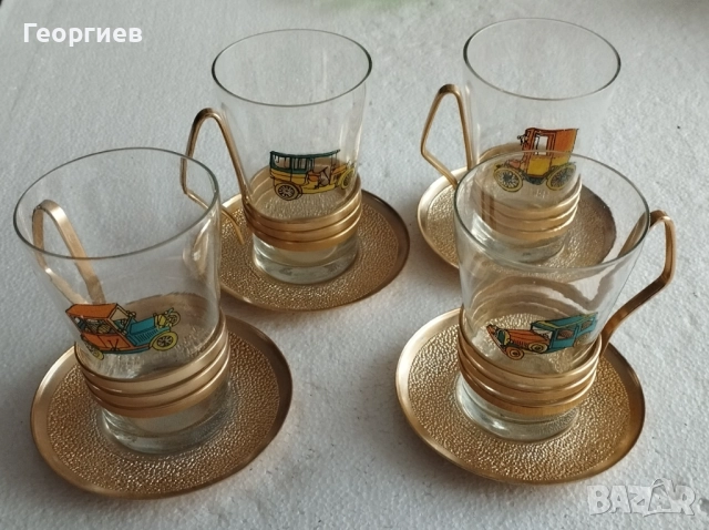 Сервиз сладко,купи,чинии цветно стъкло Сервиз кафе,порцеланови кани мляко., снимка 9 - Чинии - 49462026