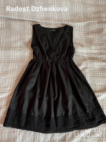 Черна дамска къса рокля Only