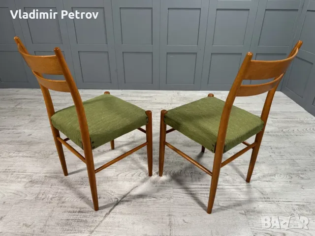 Винтидж трапезни столове К100, снимка 10 - Столове - 56018780