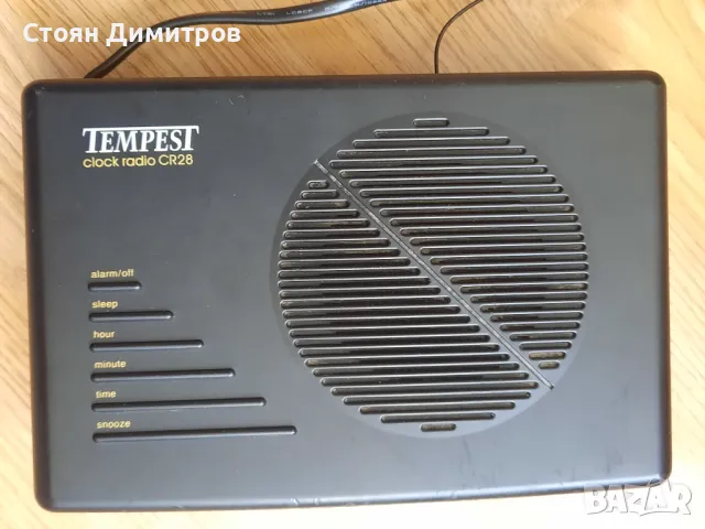 AM/FM радиочасовник Tempest CR28, снимка 5 - Радиокасетофони, транзистори - 50174447