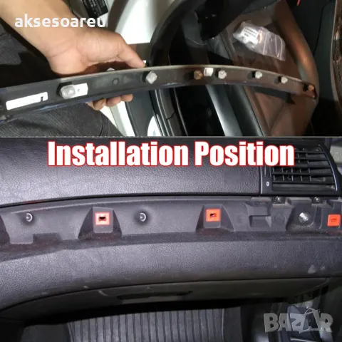 20 бр. Нови Щипки за тапицерия на вратите на автомобила за BMW 3 Series E46 E90 E91 E92 E93 E53 5141, снимка 15 - Аксесоари и консумативи - 48769797