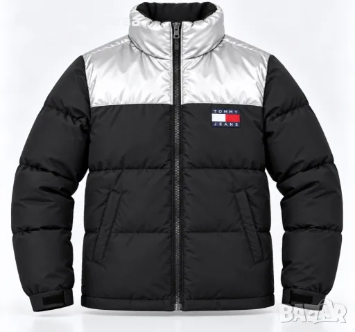 Оригинално зимно яке Tommy Jeans Metallic Block Puffer Jacket