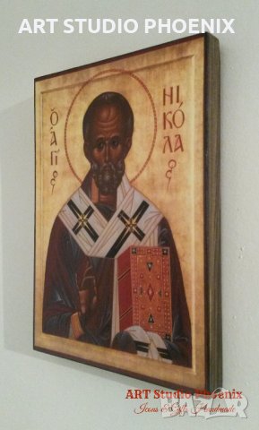 Икона на Свети Николай Чудотворец, различни изображения icona Sveti Nikolai, снимка 3 - Икони - 12652829