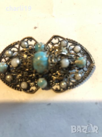 Старинна брошка, снимка 3 - Други - 39564046