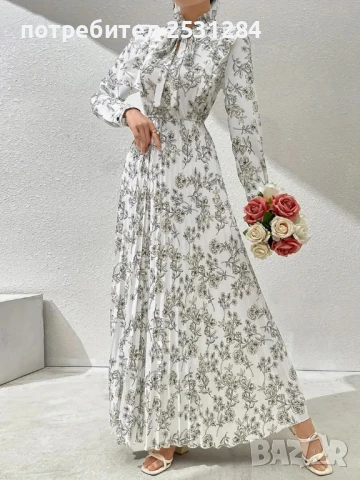 Нови рокли, нова рокля , бохо рокля , рокля с дълъг ръкав, снимка 8 - Рокли - 50914778