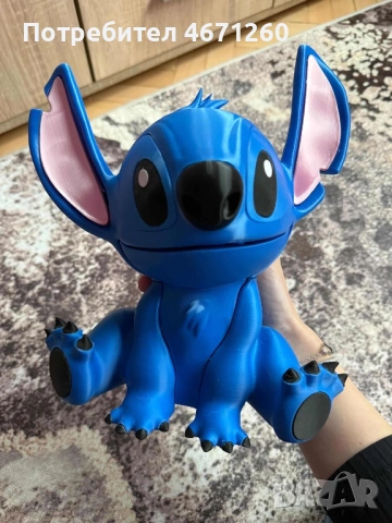 Stitch 3D принтиран, снимка 2 - Играчки за стая - 53889202