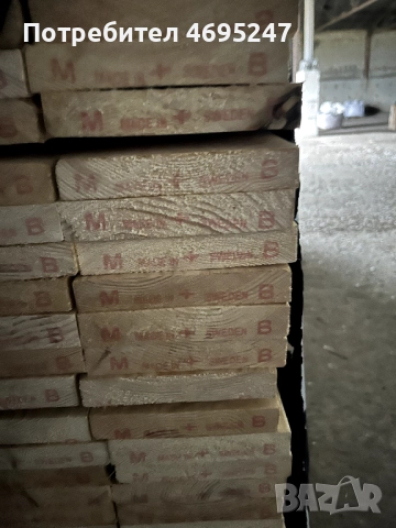 Шведски Дървен Материал Калиброван 125/63мм 4.20м., снимка 4 - Строителни материали - 52929142