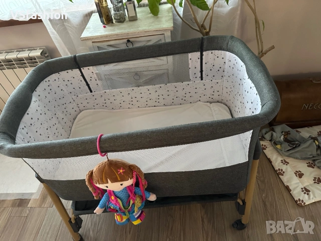 Бебешко легло сив, снимка 2 - Бебешки легла и матраци - 54017850