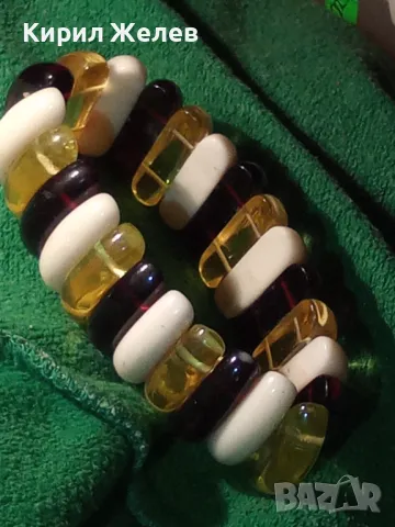 ПРЕКРАСНА РАЗТЕГЛИВА ВИНТИДЖ АРТ КЕХЛИБАРЕНА ГРИВНА от ТОПЕН / ПРЕСОВАН БАЛТИЙСКИ КЕХЛИБАР 47215, снимка 10 - Гривни - 47198801