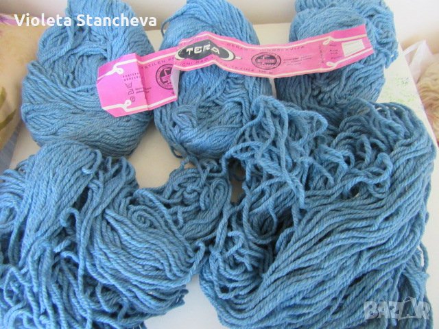 СИНЯ ПРЕЖДА смес вълна и полиакрил