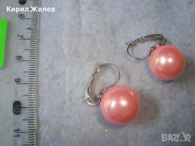 Симпатични бел епок стил топчести СРЕБРИСТИ ВИНТИДЖ - АРТ ОБЕЦИ 29436, снимка 5 - Обеци - 37745274