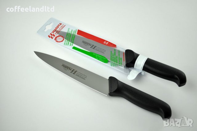 Нож за готвене 18см - 6525/Черен, снимка 1 - Прибори за хранене, готвене и сервиране - 31850095