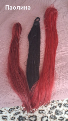Екстеншъни и Опашки , снимка 4 - Аксесоари за коса - 54354571