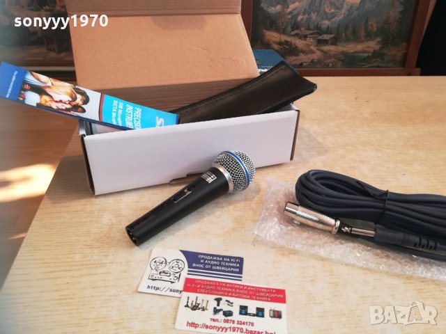комплект микрофон shure betta sm58s 3011202107, снимка 3 - Микрофони - 30966939
