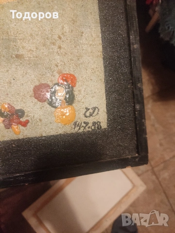 Стари картини масло на платно, снимка 6 - Картини - 53314319