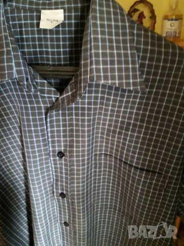 Мъжка риза къс ръкав на квадратчета 41/42, снимка 5 - Ризи - 29157454