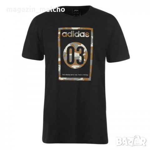 Мъжка Тениска - ADIDAS Camo; размери: S, снимка 4 - Тениски - 30118159