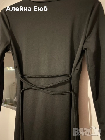 Черна рокля Shein, снимка 2 - Рокли - 52739546