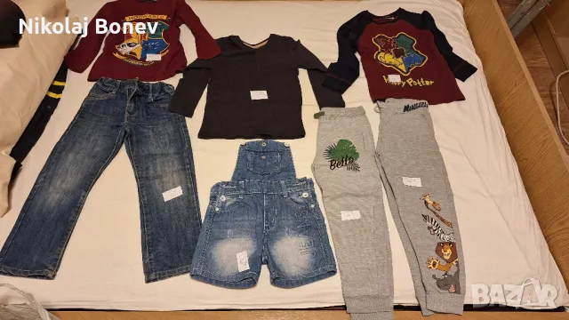 детски дрешки почти нови обличани по един път за деца 4 5 6 годишни, снимка 4 - Детски панталони и дънки - 48839198