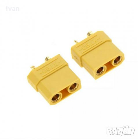 Конектори XT90 Battery Connector Set 4.5mm Male Female Gold Plated Banana Plug, снимка 5 - Друга електроника - 30340084