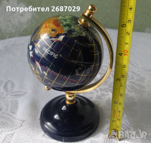 Красив настолен глобус, снимка 4 - Статуетки - 29476679