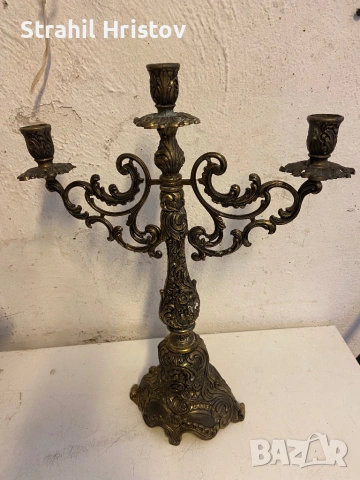 Свещници , снимка 5 - Антикварни и старинни предмети - 53278547