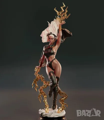 Marvel X - men Mystique, Storm, Psyloke resign statues, снимка 3 - Колекции - 56184103
