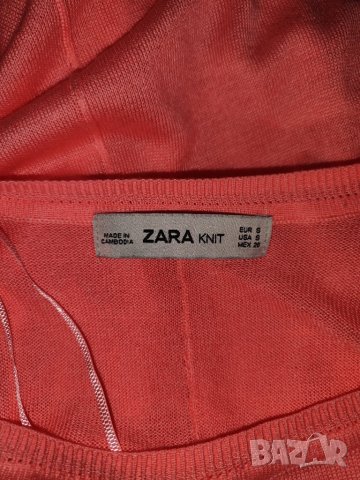 Розов пуловер Zara р-р XS/S, снимка 3 - Блузи с дълъг ръкав и пуловери - 39489055