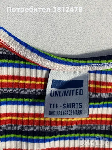 Дамска къса тениска, снимка 2 - Тениски - 48689780