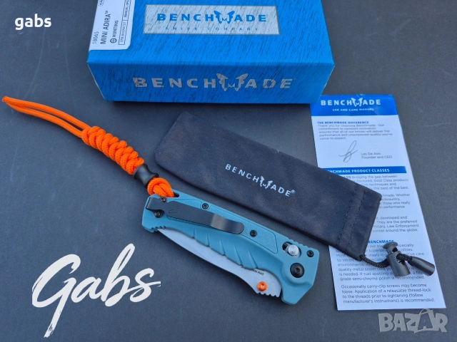 Сгъваем нож Benchmade MINI ADIRA 18065, снимка 12 - Ножове - 54351053