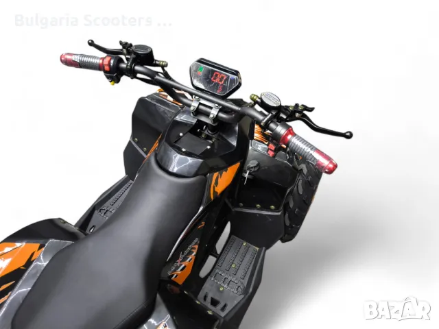 ATV Eлектрическо MaxMotors Mudhawk 1500W Black & Orange, снимка 7 - Мотоциклети и мототехника - 47276874