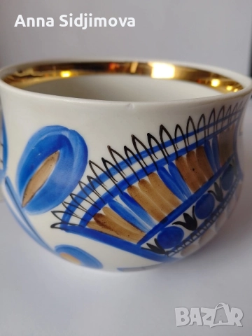 Двоен сет за чай Вербилки руски порцелан , снимка 3 - Чаши - 51539853